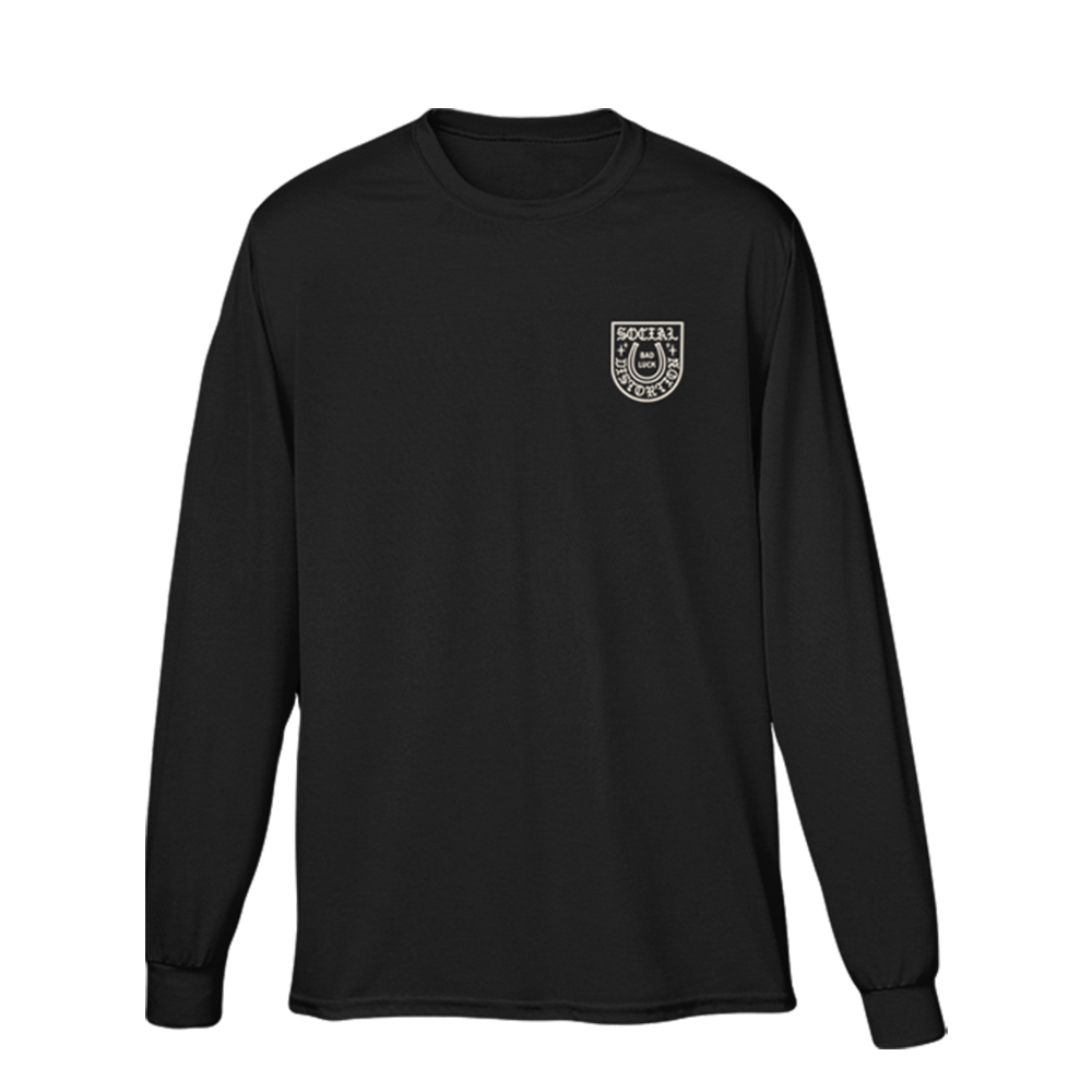 Bad Luck Horseshoe Long Sleeve Front