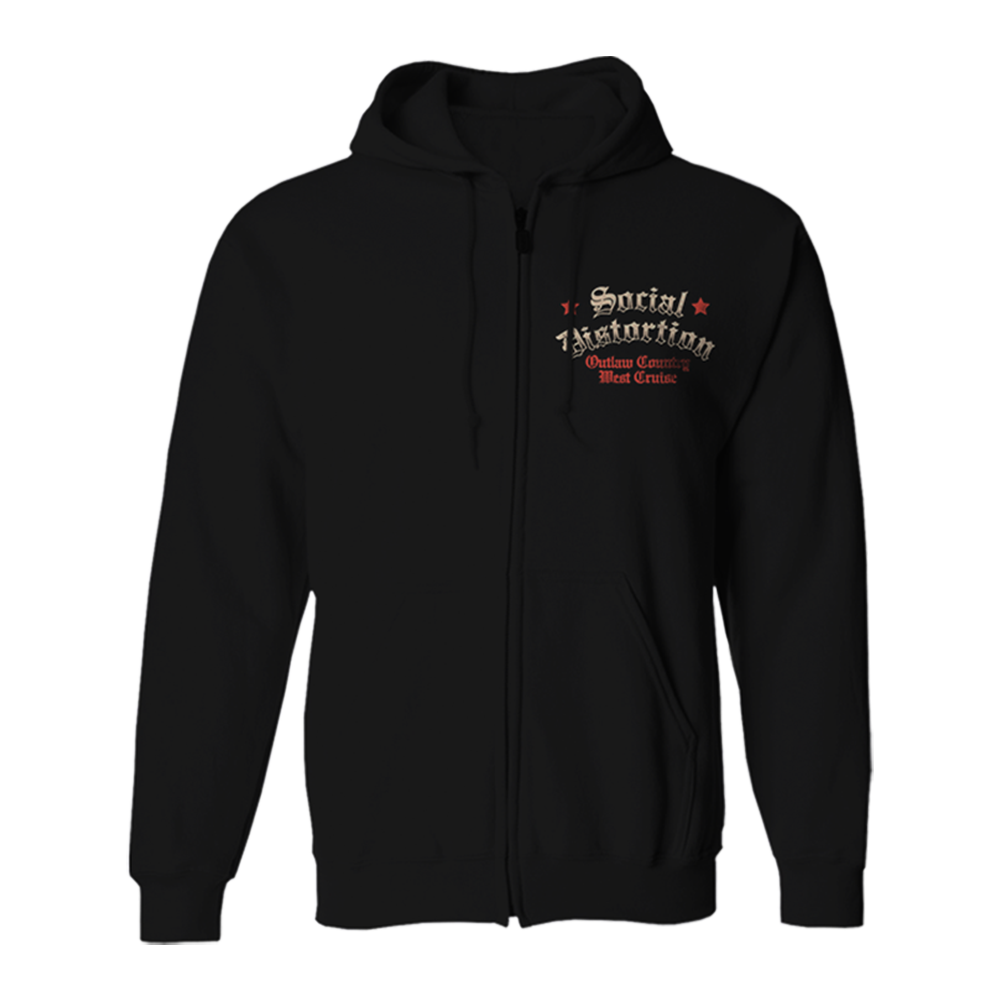 Outlaw Cruise Zip Hoodie – Social Distortion Official Store
