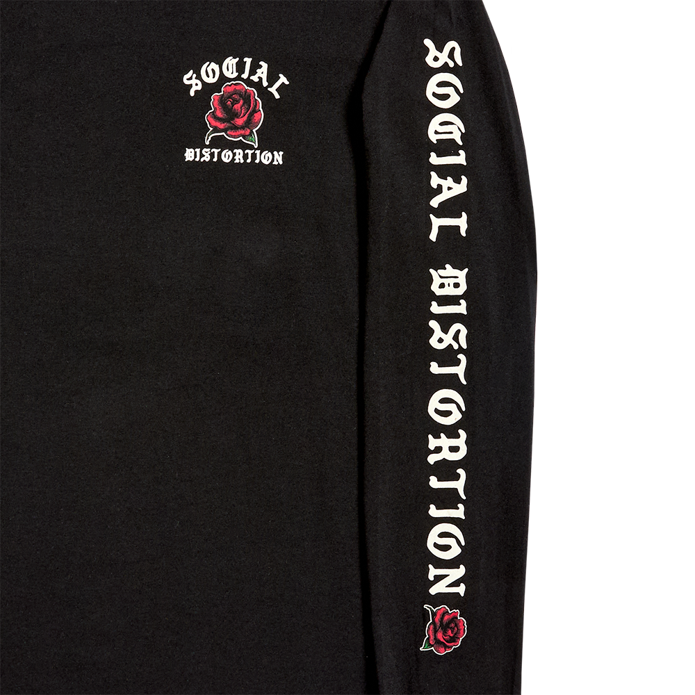 Skelly Rose Long Sleeve Graphic Detail