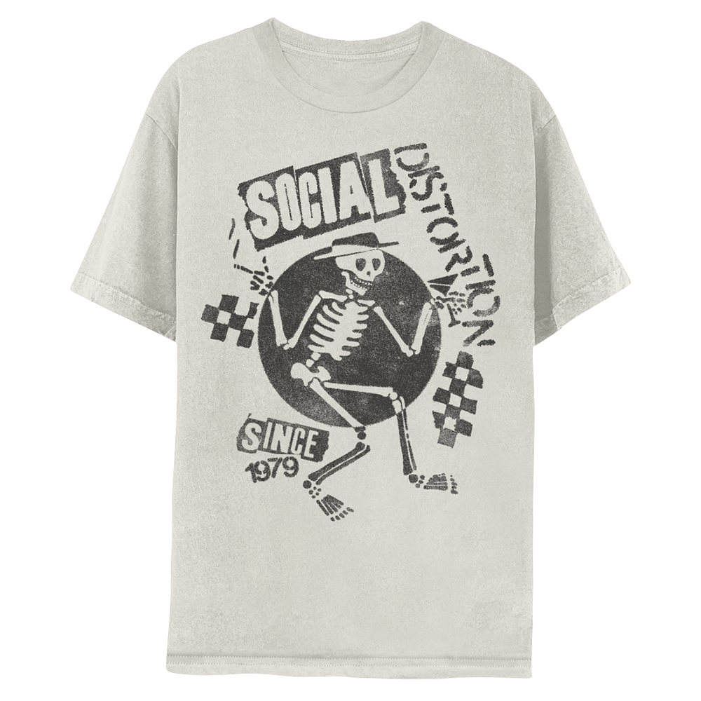 Speakeasy Checkered Skelly T-Shirt