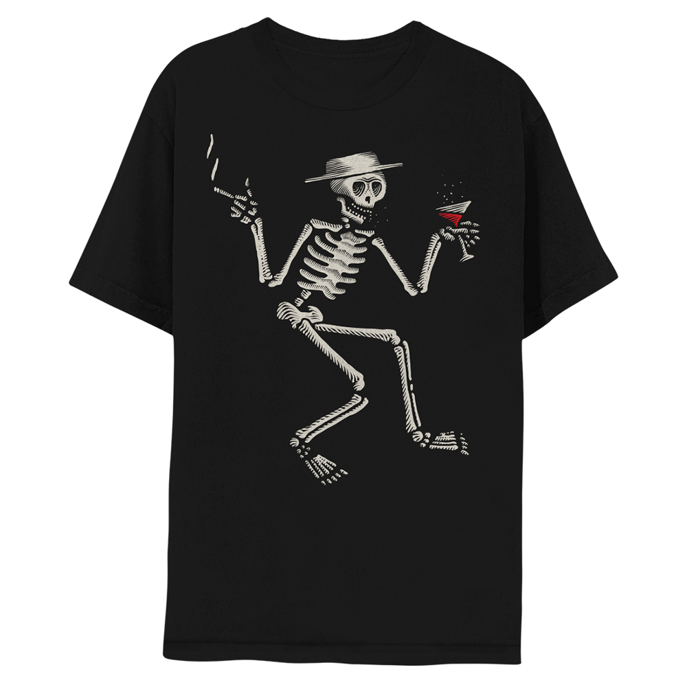 Woodcut Skelly T-Shirt – Social Distortion Official Store